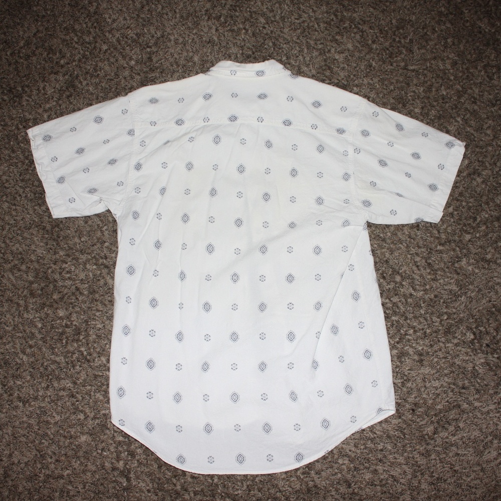 VINTAGE Blazer Short Sleeve Button Down Shirt 90s